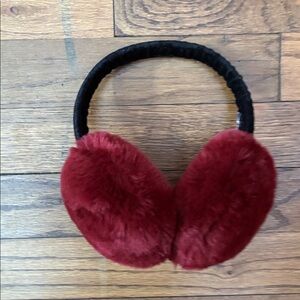 Plush Red Headphones